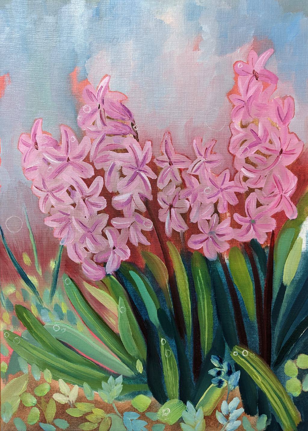 Oil Painting Flowers A stepbystep guide Sara Button